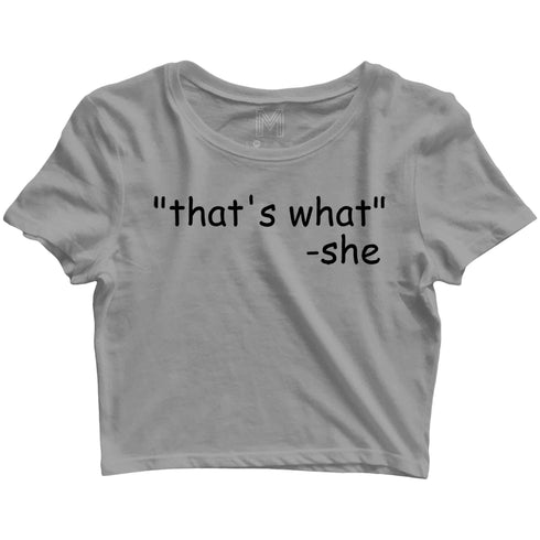 engineering womens crop top